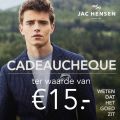 Jac Hensen cadeaubon 15 euro