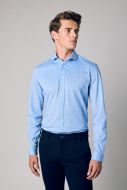 Hensen overhemd - slim fit - blauw