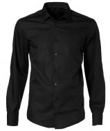 Venti overhemd - slim fit - zwart