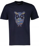 Knowledge Cotton T-shirt - modern fit - blauw