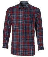 sale - J.T. Ascott overhemd - regular fit - rood