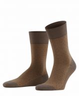 Falke sokken - Sensitive Herringbone - bruin