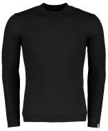 Hensen pullover - slim fit - zwart