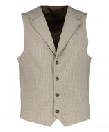 Hensen gilet - slim fit - beige