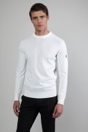 Hensen pullover - slim fit - wit