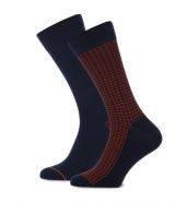 MarcMarcs 2-pack sokken - bordeaux