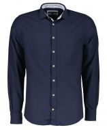 Colours & Sons overhemd - modern fit - blauw