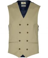 Hensen gilet - slim fit - beige