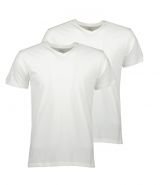 Jac Hensen 2 pack t-shirt - extra lang - wit
