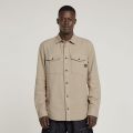 G-star Raw overshirt - slim fit - beige