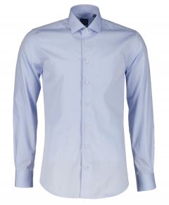 Nils overhemd - body fit - blauw