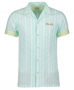 Scotch & Soda overhemd - regular fit - blauw