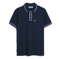 Penguin polo - slim fit - blauw