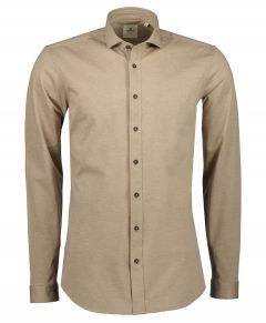 Hensen overhemd - body fit - beige