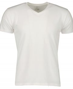 Jac Hensen T-shirt v-hals - extra lang - wit