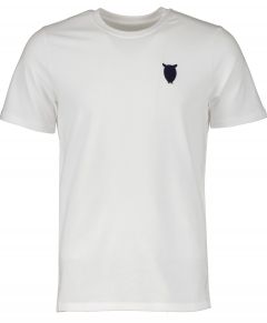 Knowledge Cotton T-shirt - regular fit - wit
