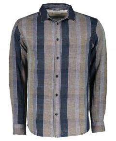 Knowdlegde Cotton overhemd - modern fit - bla