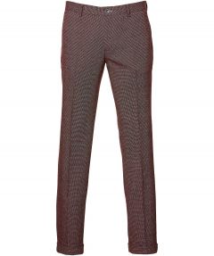 sale - British Indigo pantalon - slim fit - rood