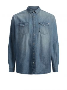 Jack & Jones overhemd - modern fit - blauw