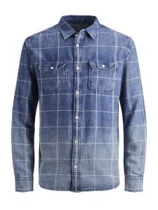 Jack & Jones overhemd - regular fit - blauw