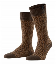 Falke sokken - fleece - bruin