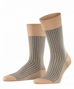 Falke sokken - Oxford Stripe - beige