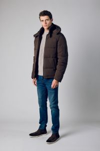 Hensen jack - slim fit - bruin