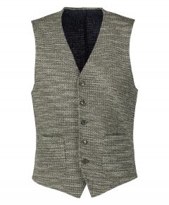 Nils gilet - slim fit - groen
