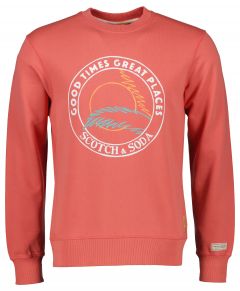 Scotch & Soda sweater - modern fit - rood