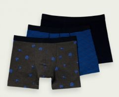 Scotch & Soda boxershorts 3-pack- blauw