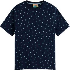 Scotch & Soda T-shirt - slim fit - blauw