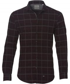 sale - Hensen overhemd - extra lang - bordeaux