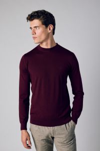Nils pullover - slim fit - bordeaux