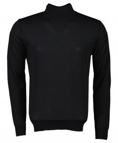 Nils pullover - slim fit - zwart