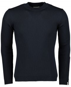 Hensen pullover - slim fit - blauw