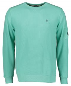 Lerros sweater - regular fit - groen