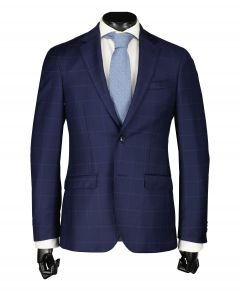 Nils kostuum - slim fit - blauw