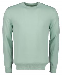 Hensen pullover - slim fit - groen