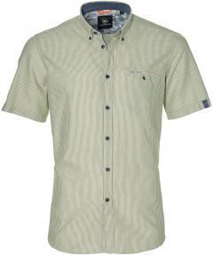 Lerrros overhemd - modern fit - groen