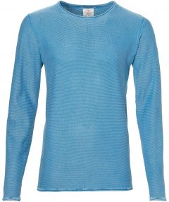 sale - Dstrezzed pullover - slim fit - blauw 