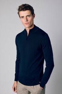 Hensen polo - slim fit - blauw