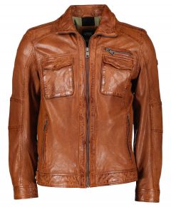 DNR jack leer - modern fit - cognac