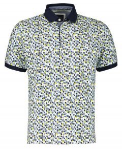 Jac Hensen polo - extra lang - blauw