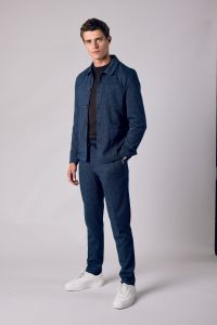 Hensen colbert - mix & match - blauw