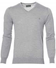 Nils pullover - slim fit - grijs