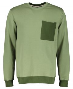 Anerkjendt sweater - modern fit - groen
