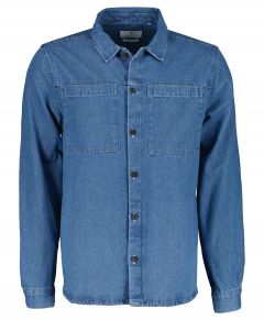 Anerkjendt overhemd - regular fit - blauw