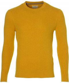 Hensen pullover - slim fit - geel
