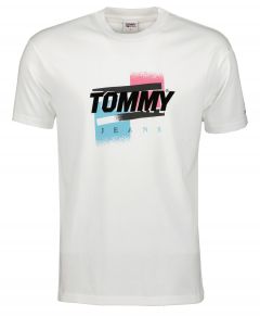 Tommy Jeans t-shirt - slim fit - wit