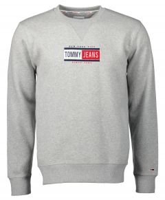 Tommy Jeans sweater - slim fit - grijs